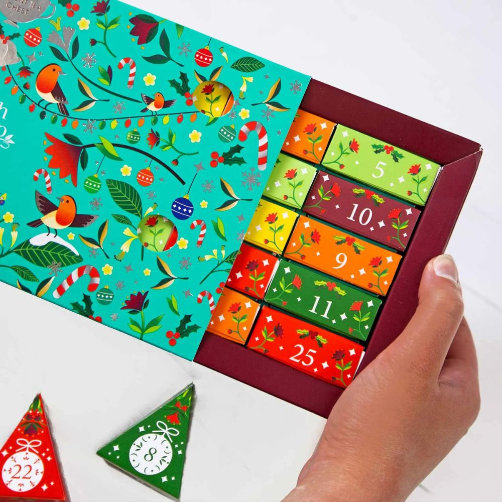 English Tea Shop | Adventskalender "Christmas Vibes only" - 25 BIO Teepyramiden