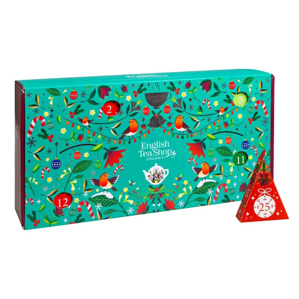 English Tea Shop | Adventskalender "Christmas Vibes only" - 25 BIO Teepyramiden