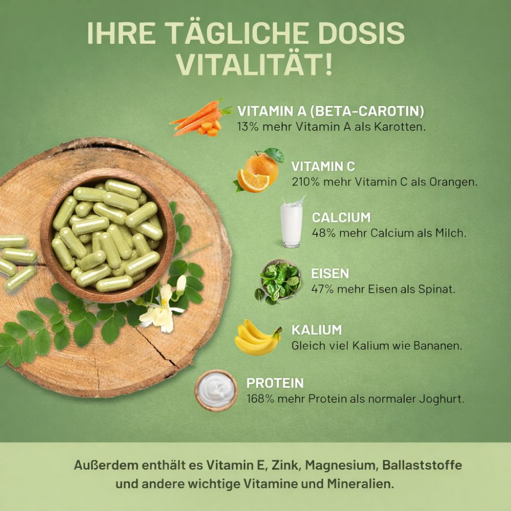 Prowise Healthcare Bio-Moringa 2000 mg · 120 vegane Kapseln – Bild 2