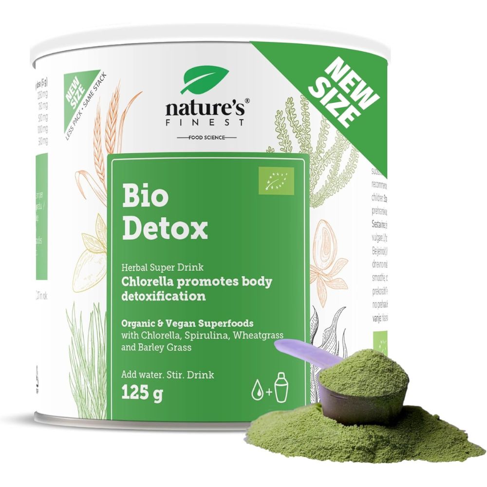 Nature's Finest | Bio Detox Mix - Superfood Mixpulver zur Entgiftung des Körpers