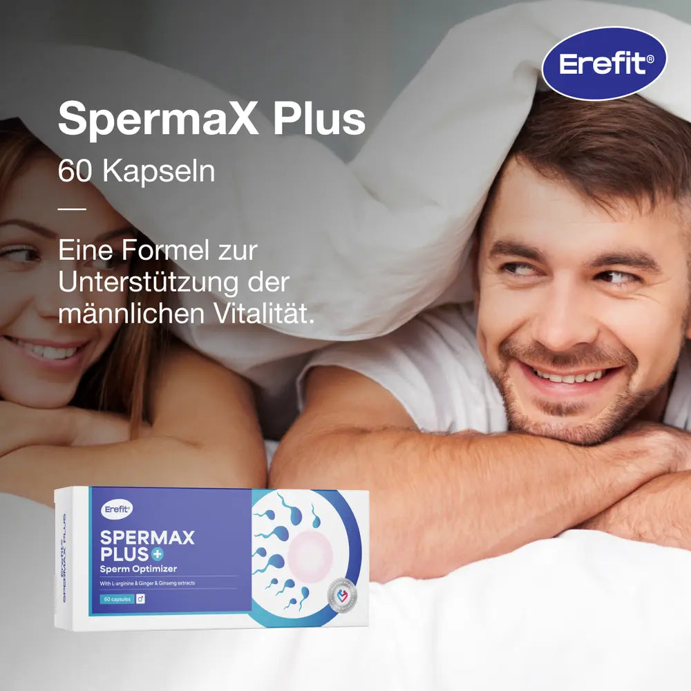 Erefit | SpermaX Plus für Spermienunterstützung - 60 Kapseln
