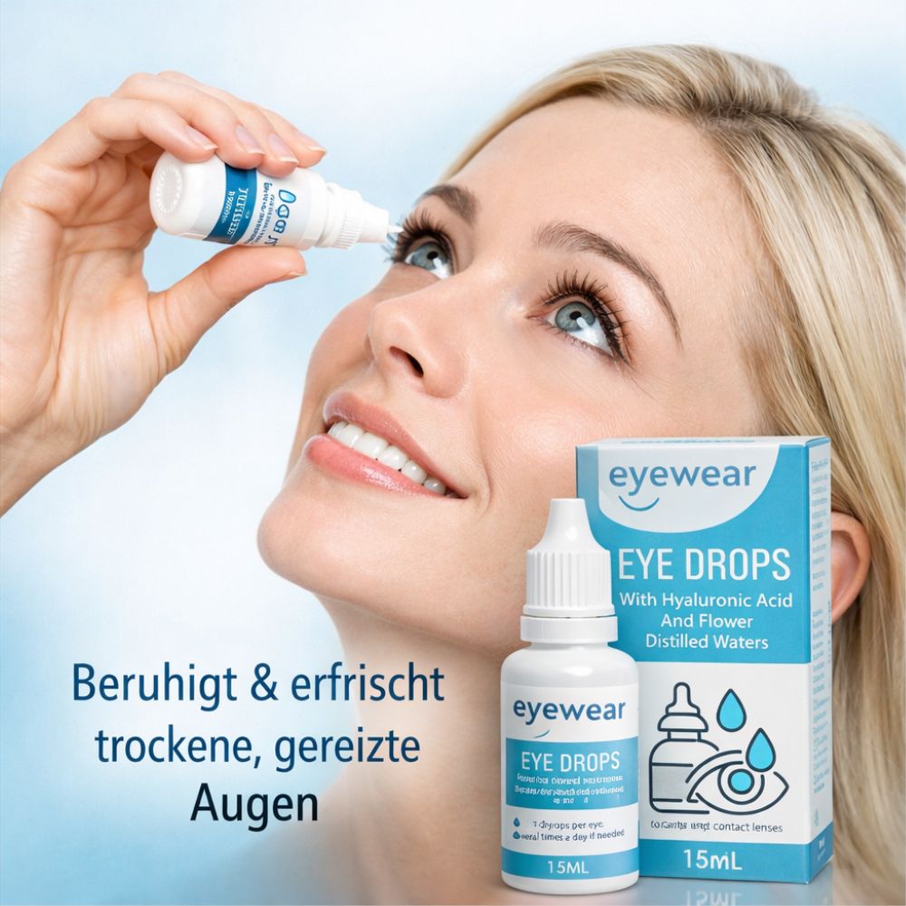 Eyewear | Augentropfen mit Hyaluronsäure & Blütenwässern – 15 ml