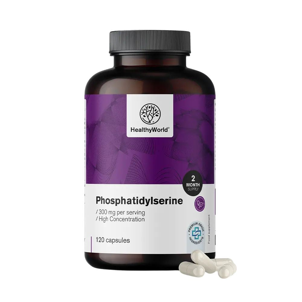 HealthyWorld | Phosphatidylserin zur Unterstützung in stressigen Zeiten – 120 Kapseln