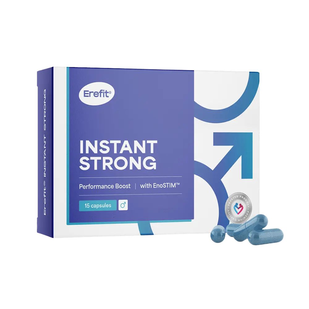Erefit | INSTANT STRONG – Performance Boost, Komplex für Männer - 15 Kapseln