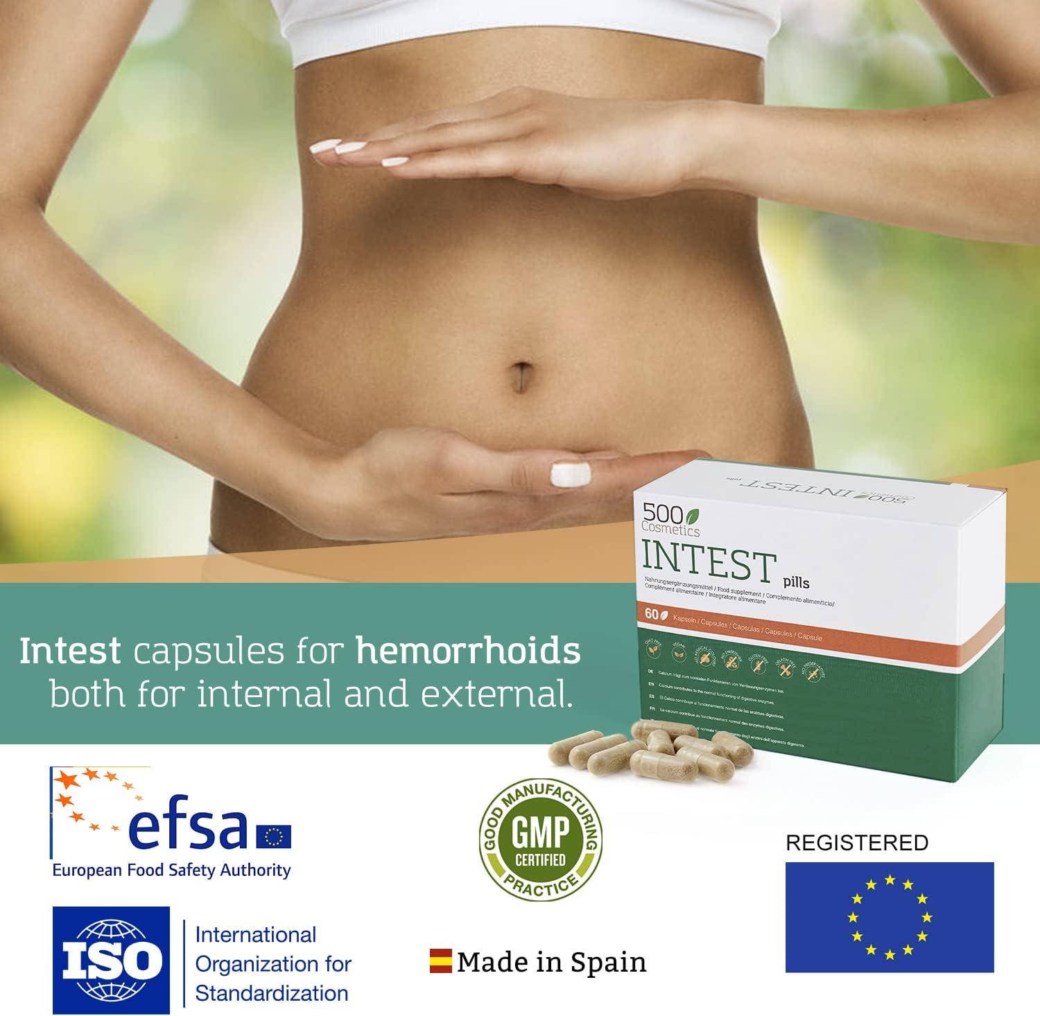 500Cosmetics | Intest Pills - zur Vorbeugung und Vermeidung von Hämorrhoiden