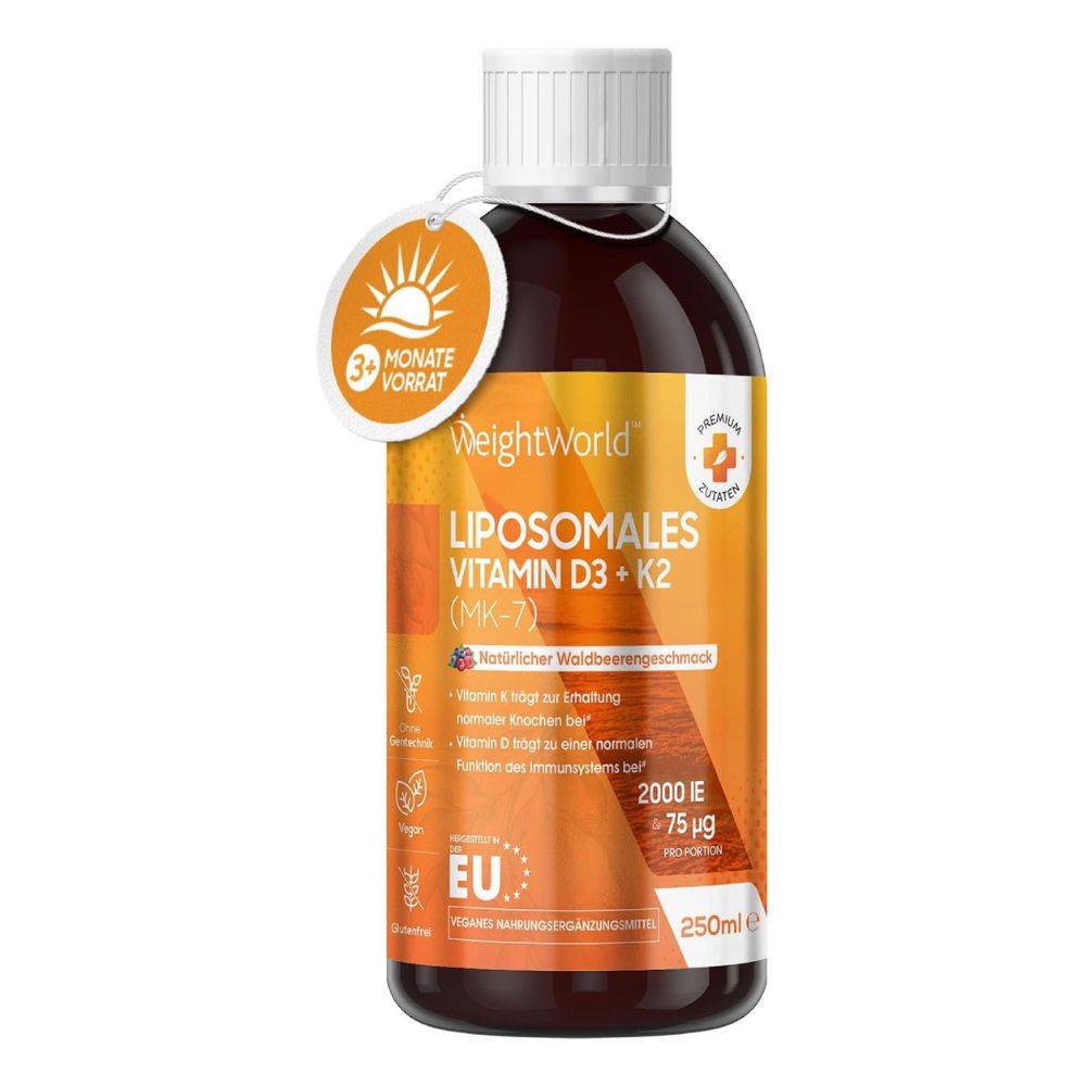 WeightWorld | Liposomales Vitamin D3 K2 flüssig - 250ml