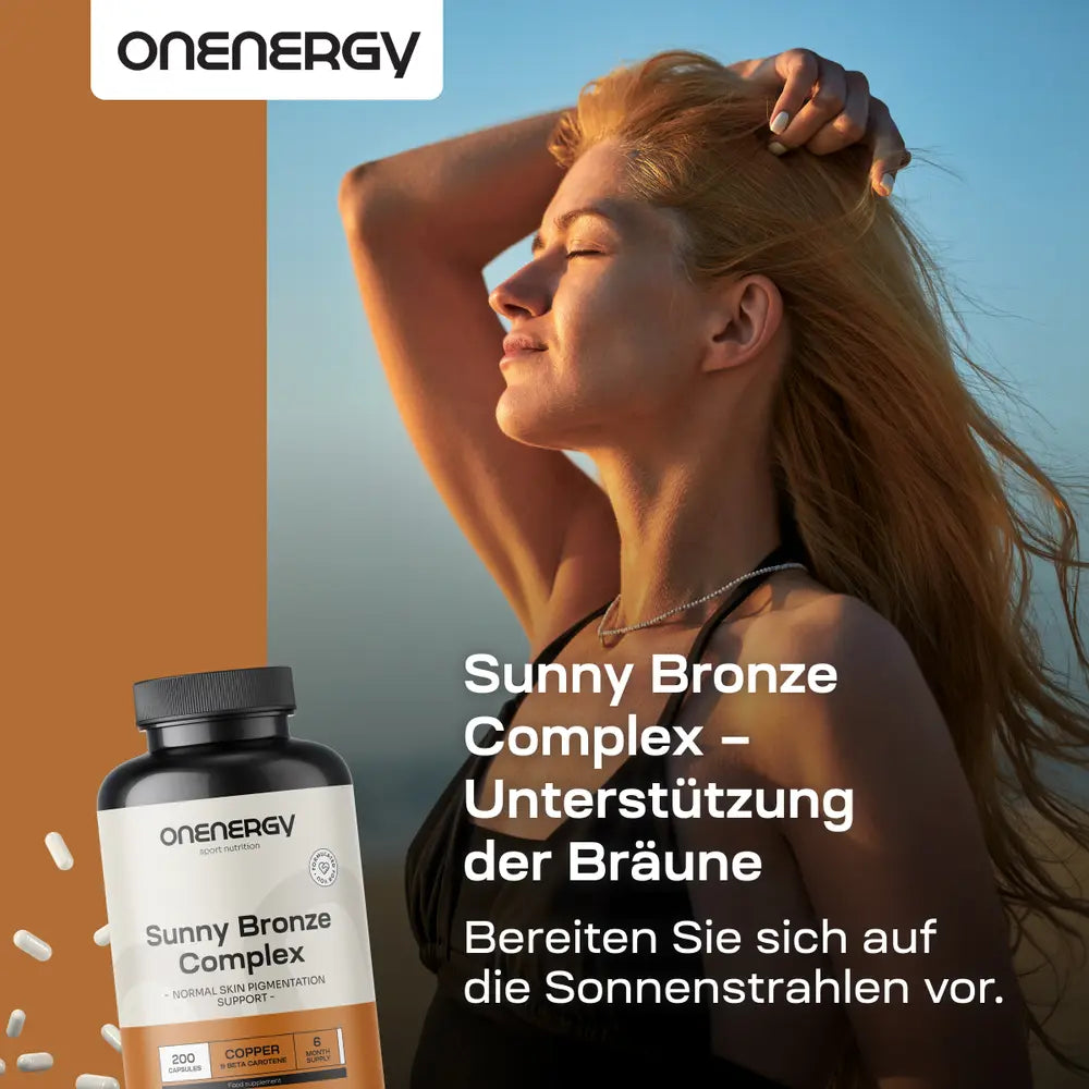 OnEnergy | Sunny Bronze Complex – Unterstützung der Bräune – 200 Kapseln