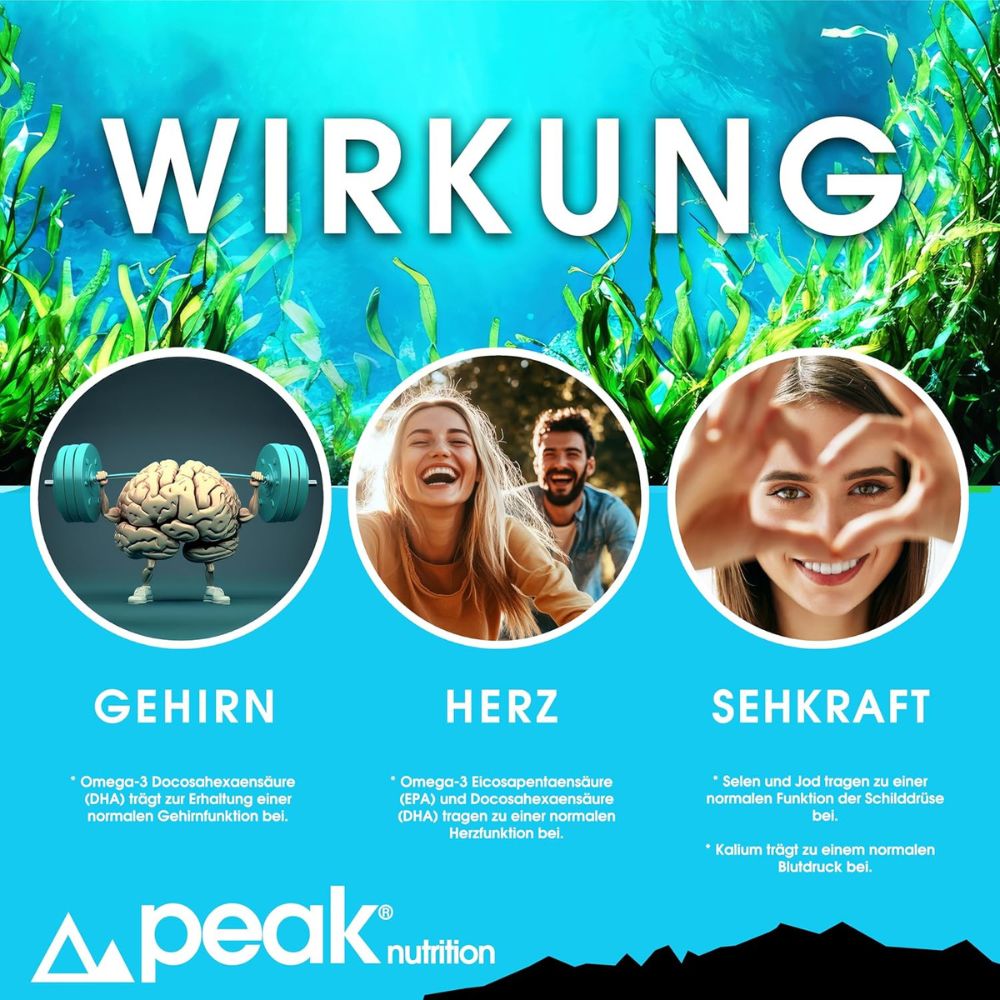 peak nutrition | Omega 3 for YOU - Multivitamin Tropfen für Erwachsene mit DHA + EPA - 20 ml