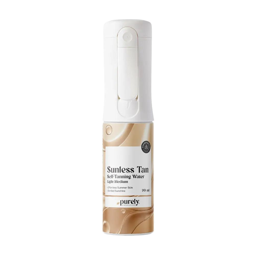 Purely Cosmetics® | Sunless Tan – Selbstbräunungsspray für den Körper (Light–Medium) - 90 ml