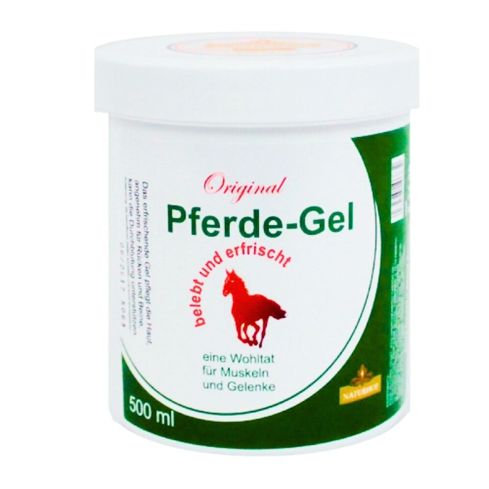 Naturhof | Pferde-Gel für Muskeln, Gelenke, Rücken und Beine - 500ml