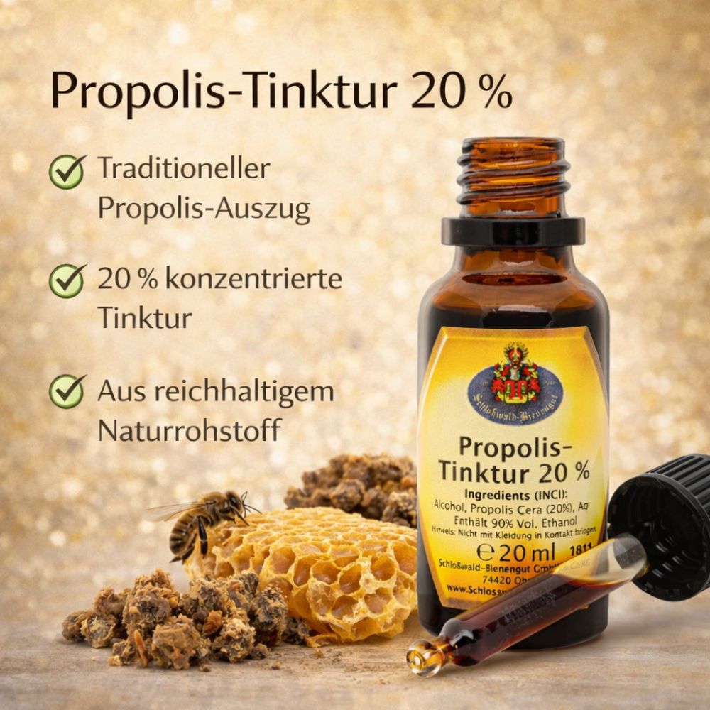 Schloßwald-Bienengut Propolis-Tinktur 20% · 20ml – Bild 2