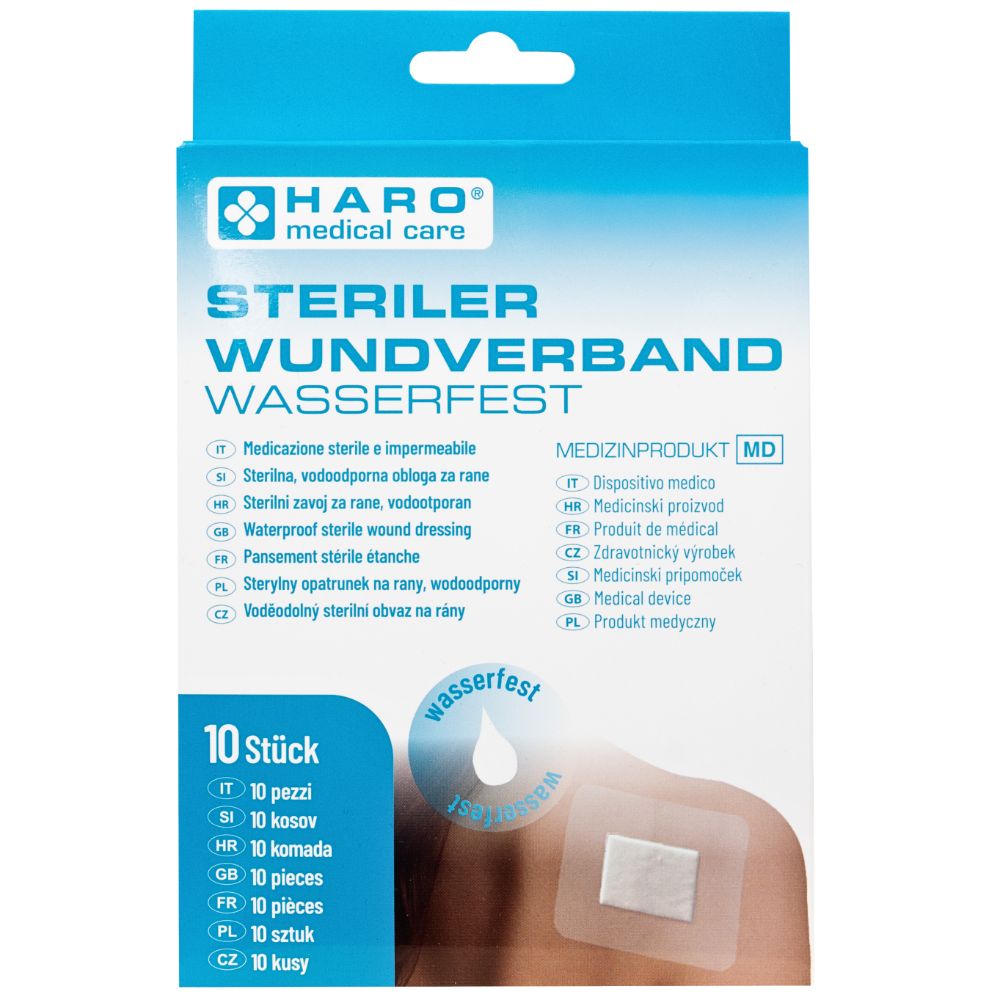 Haro | Steriler Wundverband wasserfest - 10 Stück