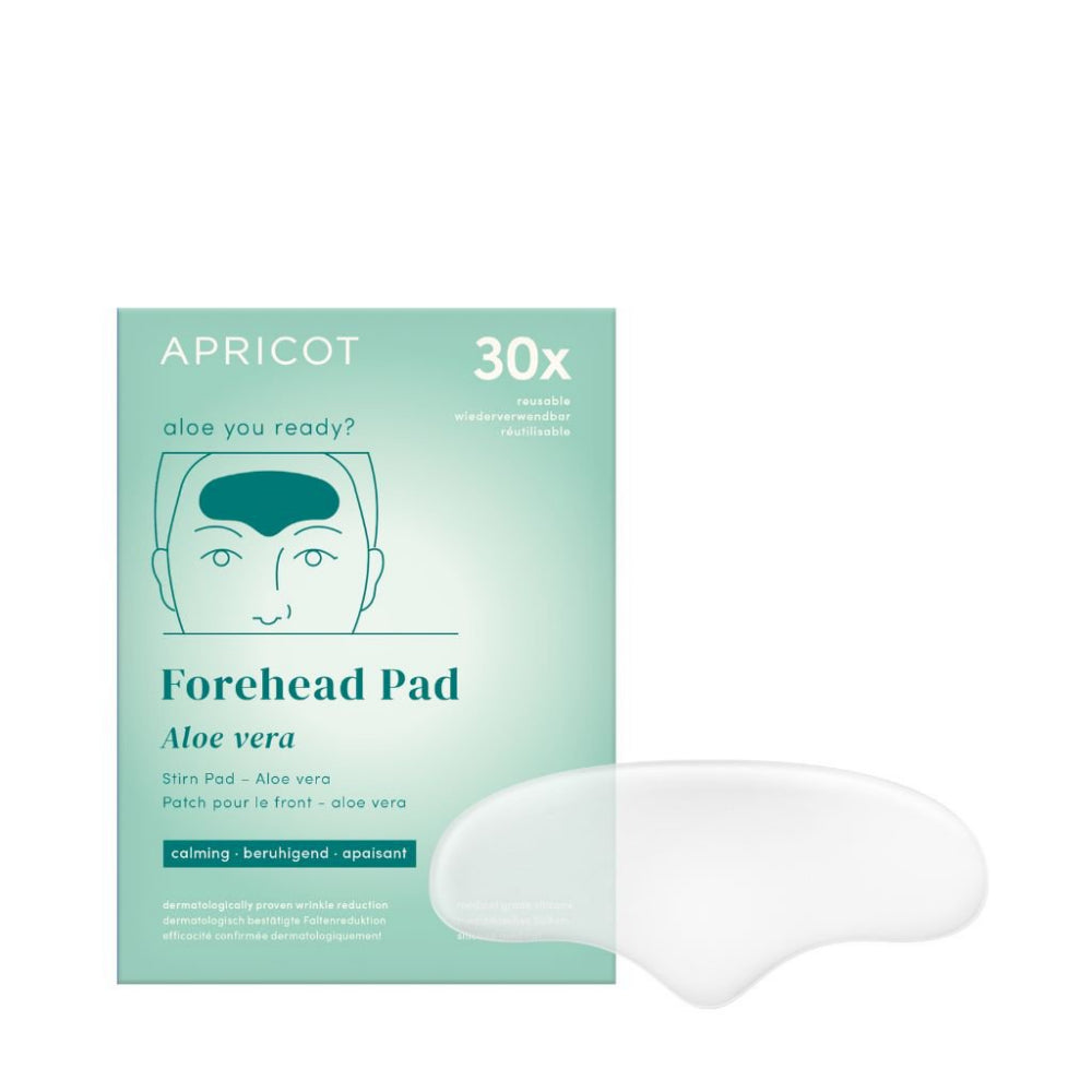 APRICOT I Stirn Pad mit Aloe Vera - Wiederverwendbar - 30 Behandlungen