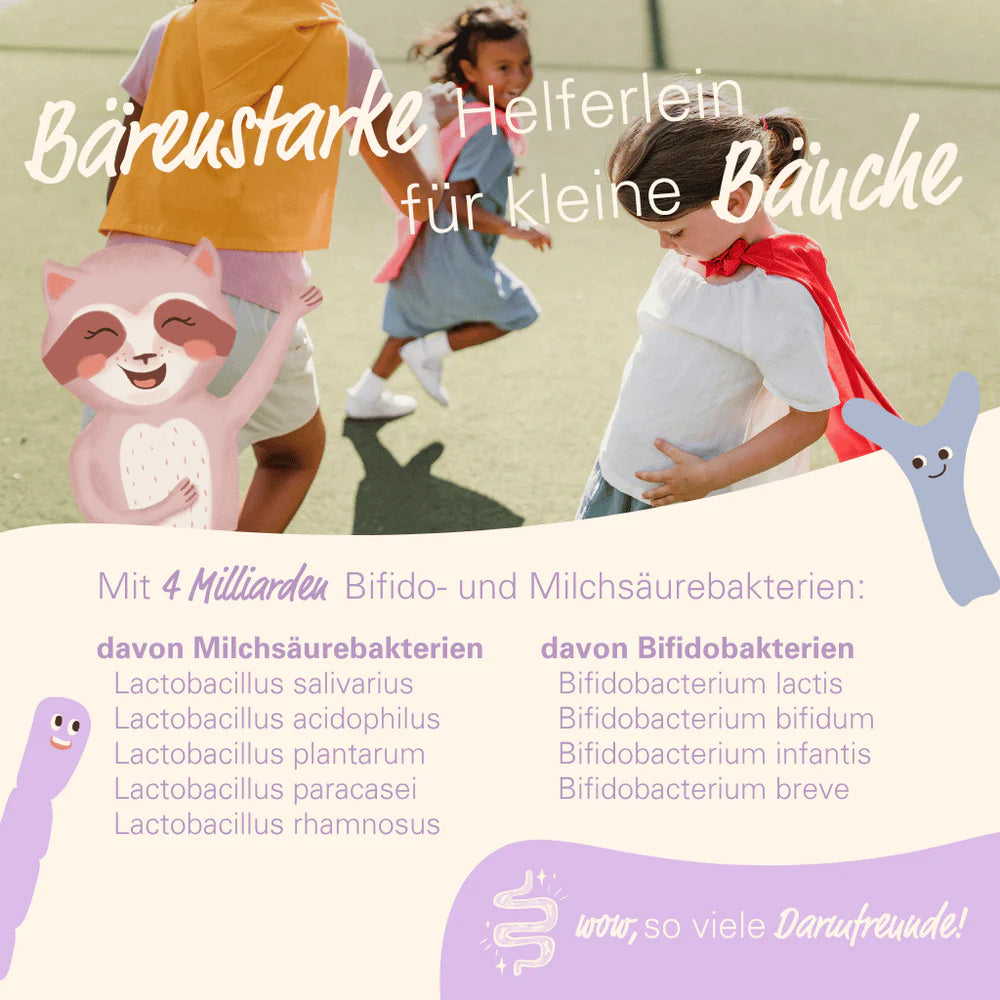 WOWTAMINS | Kids Probio mit 9 Bakterienstämmen - 30 zuckerfreie Sticks