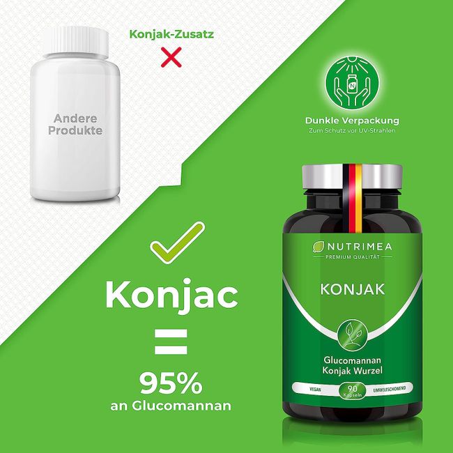 Nutrimea |  Konjak - Hochdosiert - 90 Kapseln