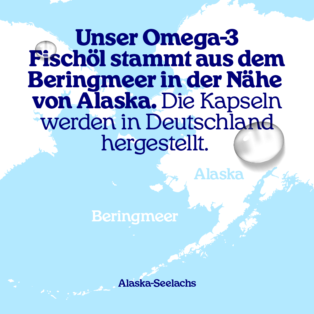 Arctic Blue | Omega3 DHA- und EPA-Fischöl - MSC (60 große Kapseln)