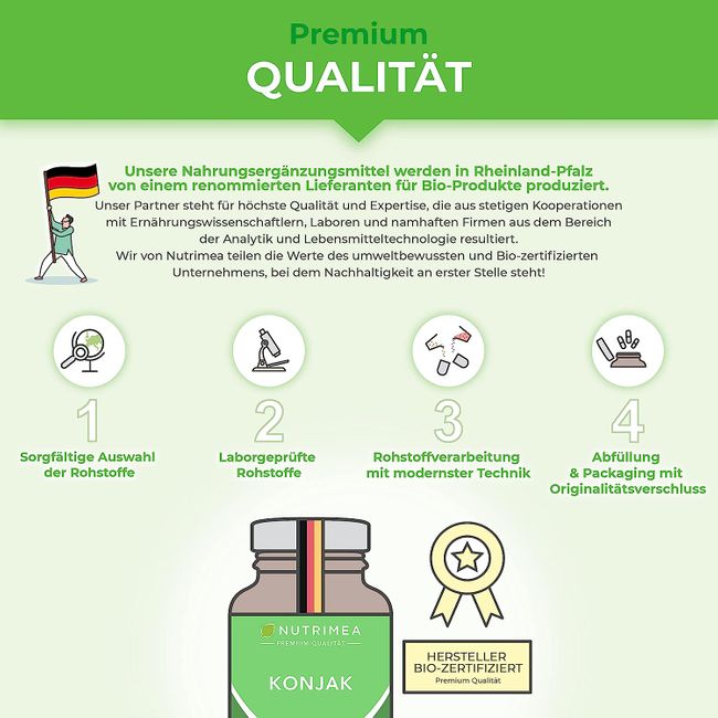 Nutrimea |  Konjak - Hochdosiert - 90 Kapseln