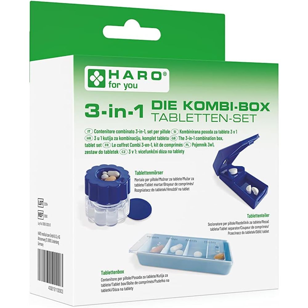 Haro | 3-in-1 Die Kombi-Box Tabletten Set