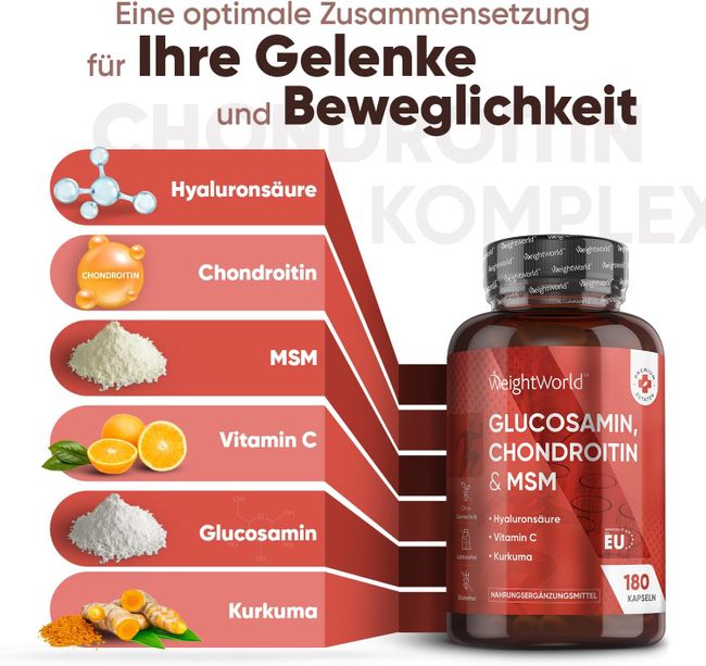 WeightWorld Glucosamin Chondroitin & MSM
