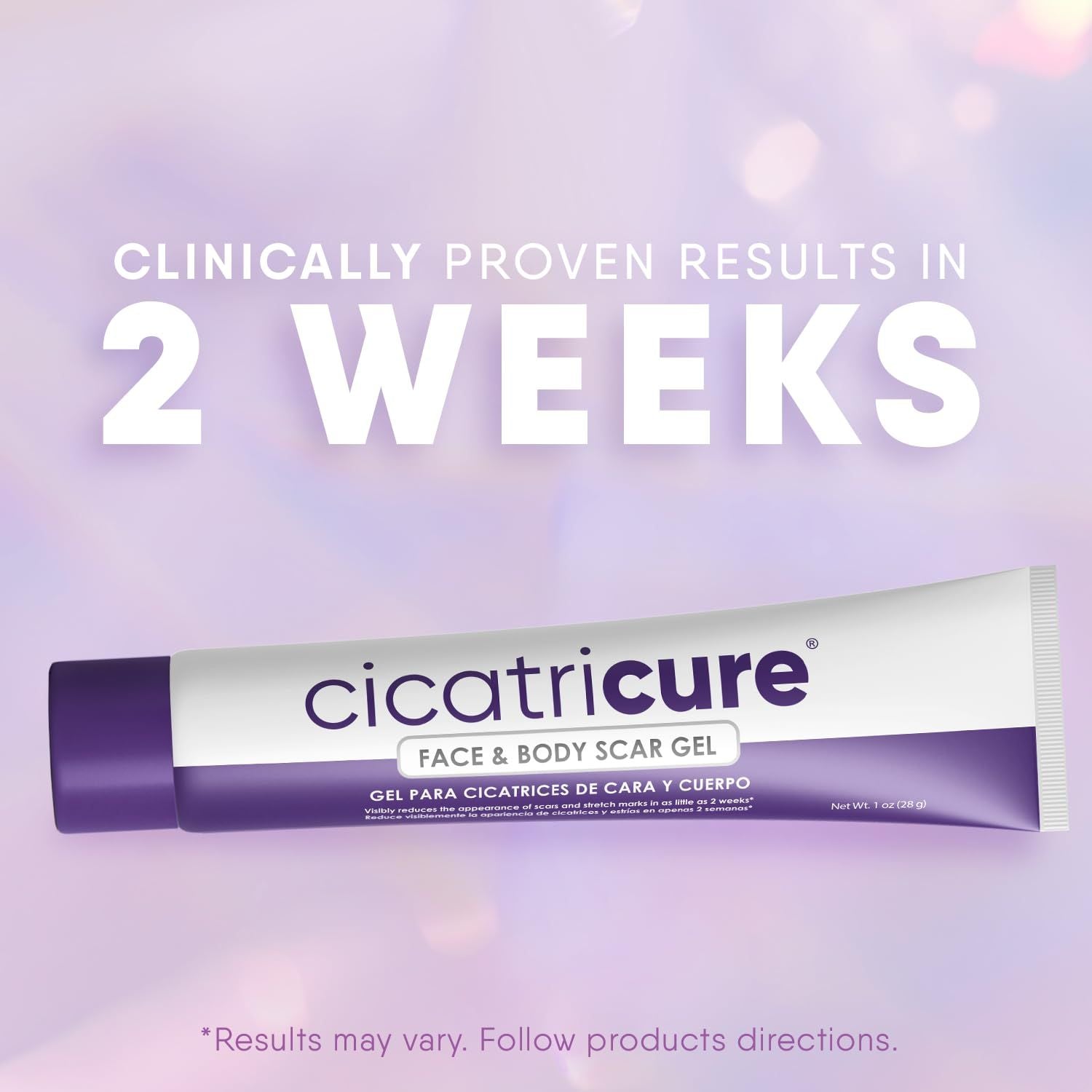 Cicatricure | Narbe Gel-Creme zur Minderung von Akne-, Brand- und OP-Narben - 28g