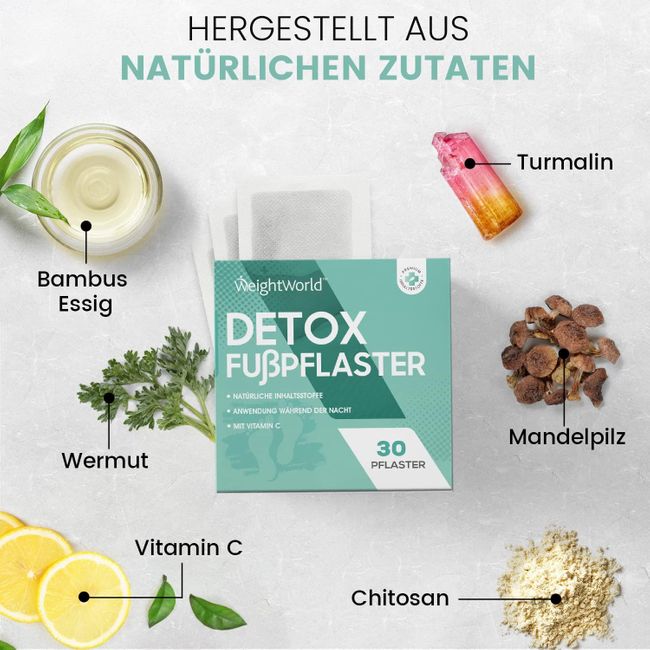 WeightWorld | Detox Fußpflaster – 30 Stück