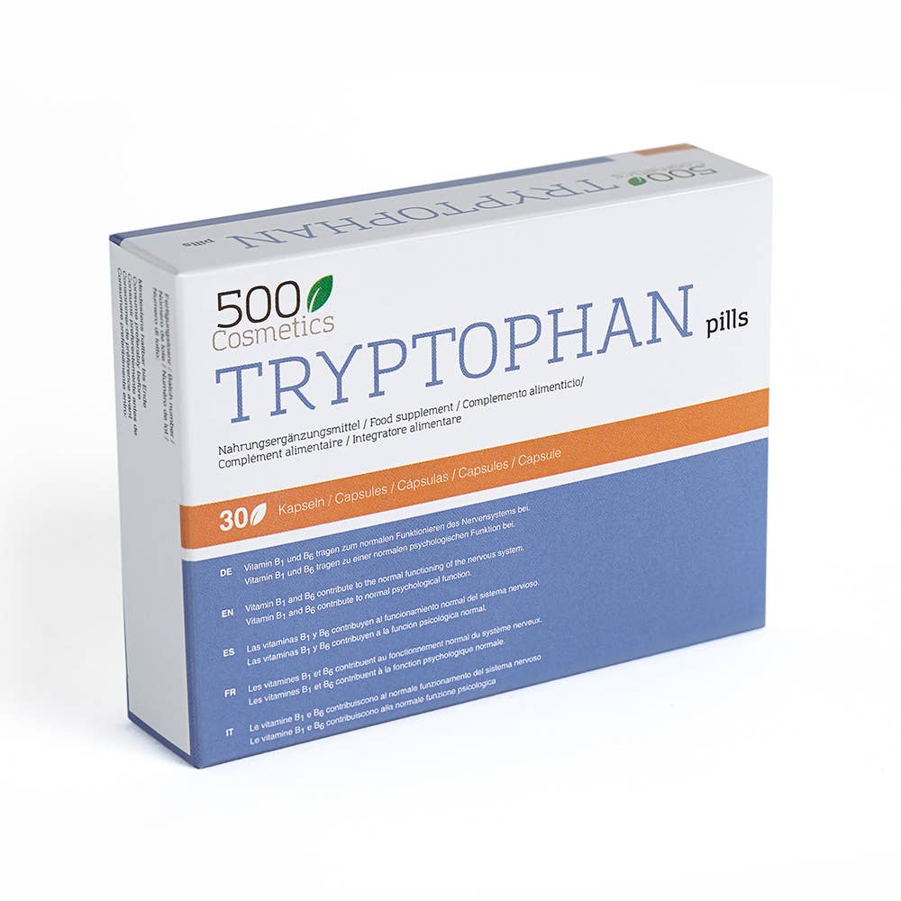 500Cosmetics | Tryptophan – zur Entspannung & Kontrolle von Angstzuständen