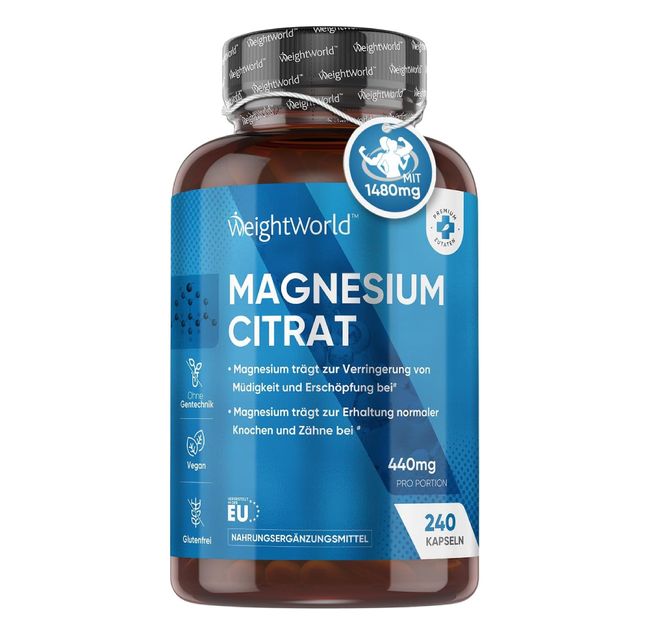 WeightWorld Magnesiumcitrat NEU