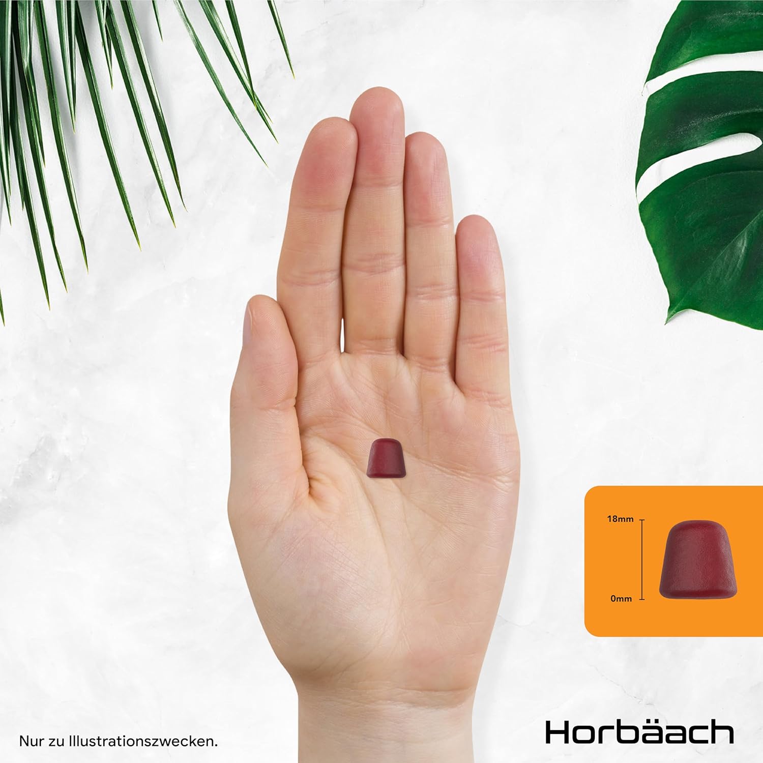 Horbaach | Eisen + Vitamin C Gummibärchen für Kinder  - 60 Stück