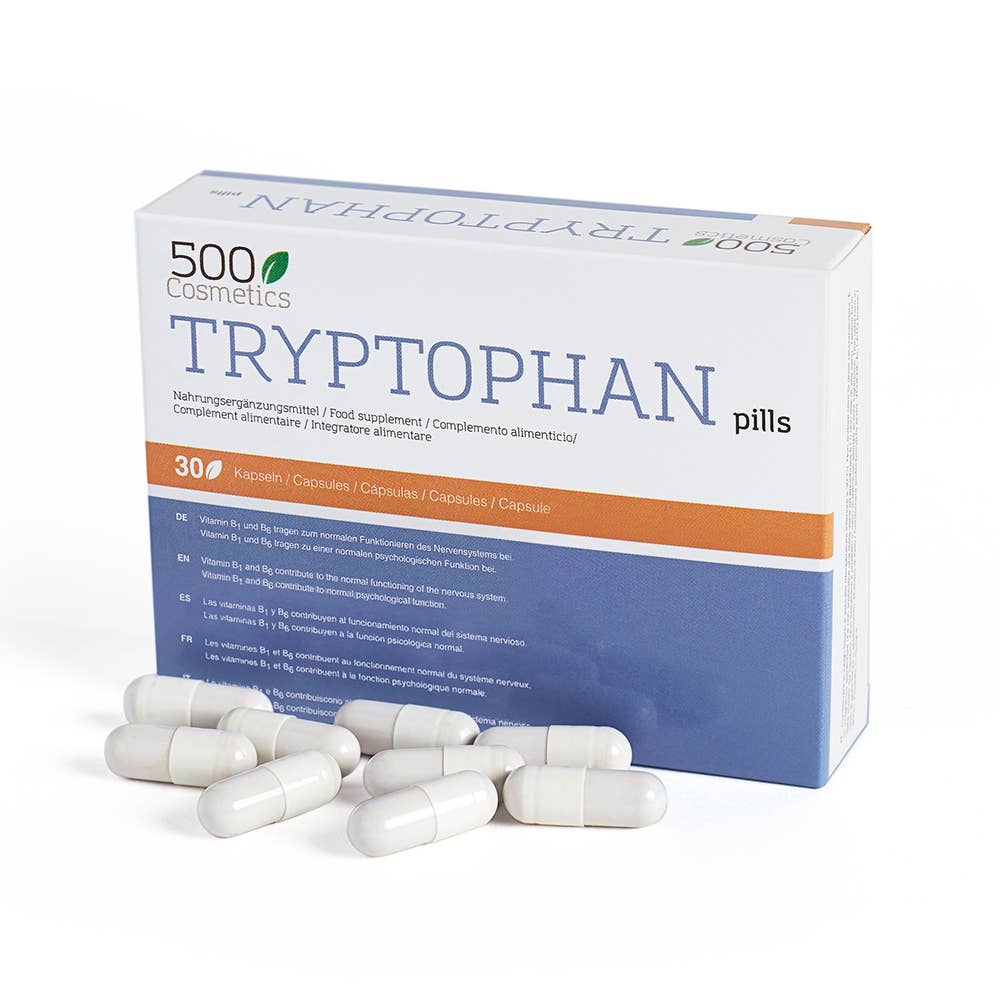 500Cosmetics | Tryptophan – zur Entspannung & Kontrolle von Angstzuständen