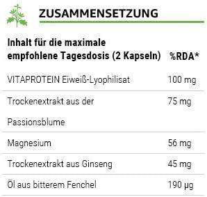 Viproactive | Relax – Entspannung, Stressabbau & erholsamer Schlaf - 60 Kapseln