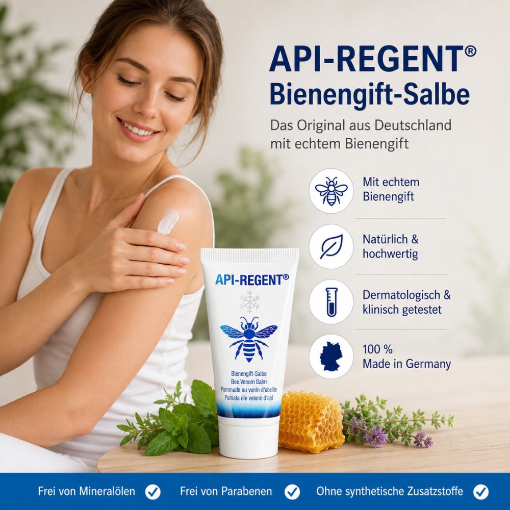 Schloßwald-Bienengut | API-REGENT Bienengift-Salbe - 50ml - ICE Edition KÜHLEND