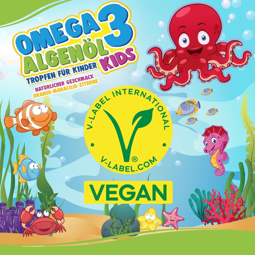 NatureCraft | Vegan Algenöl Omega 3 Tropfen KIDS - 20 ml
