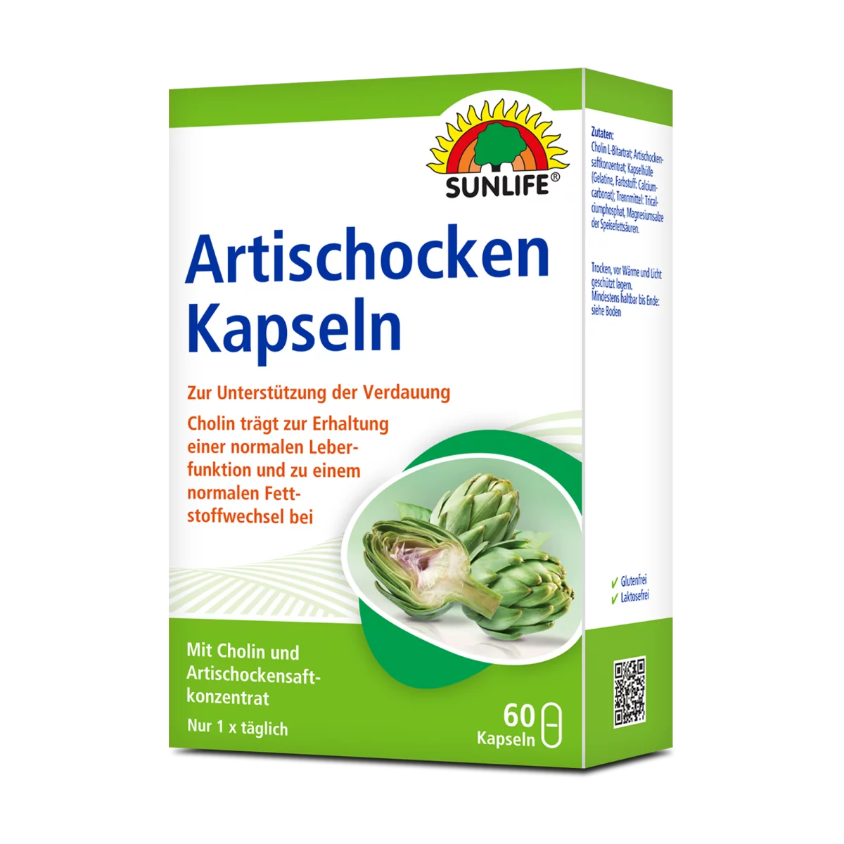 Sunlife | Artischocken Kapseln - Für eine gesunde Verdauung und Leber