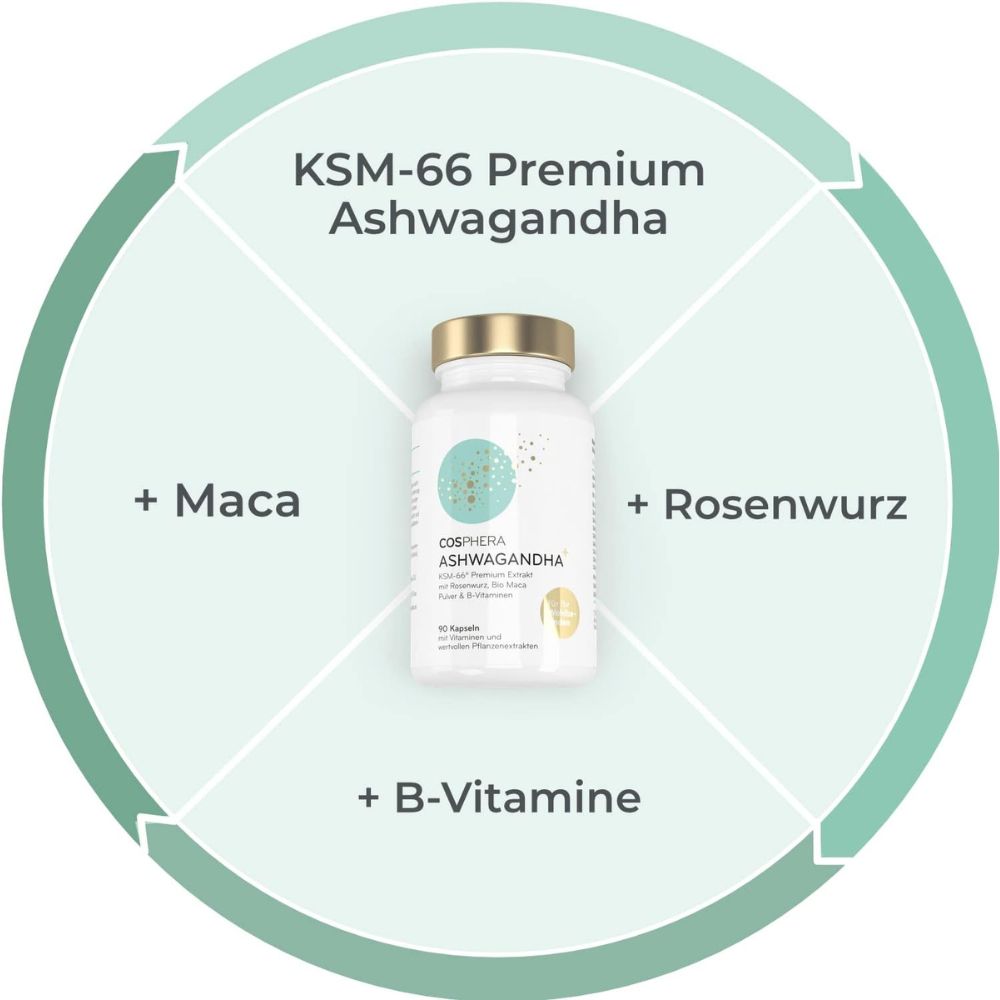 Cosphera | Ashwagandha+ Kapseln - 90 Kapseln