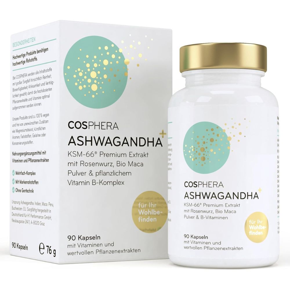 Cosphera | Ashwagandha+ Kapseln - 90 Kapseln
