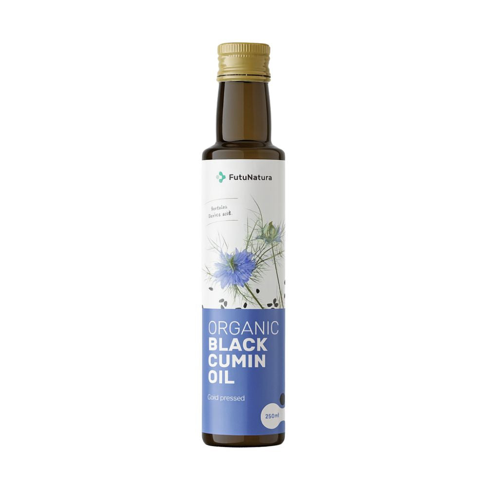 FutuNatura | BIO Schwarzkümmelöl für Allergien und Atemwege - 250ml