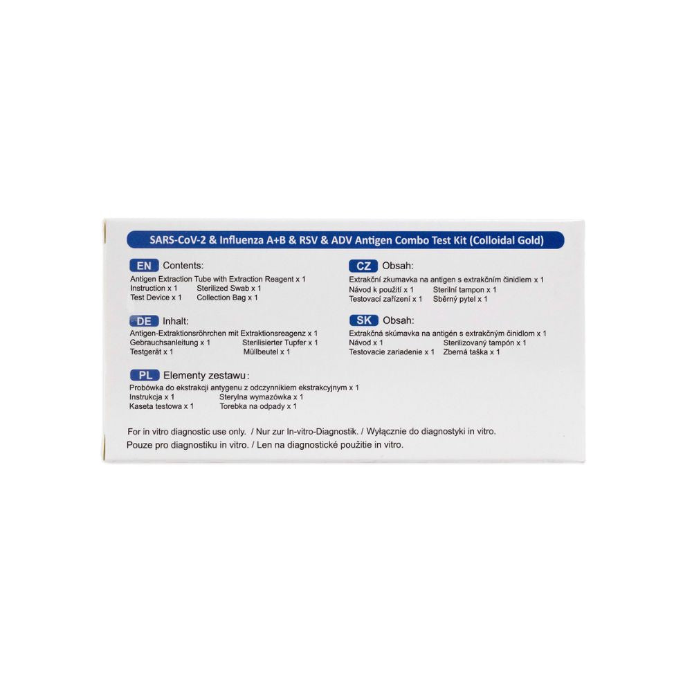 NEU: DeepBlue 5-in-1 Kombi-Schnelltest – COVID-19, Influenza A+B, RSV & Adenovirus + Gratis Nanovio FFP2