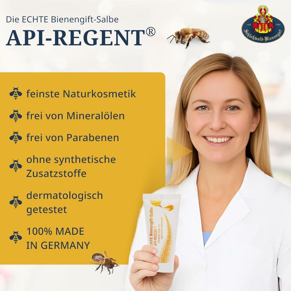 Schloßwald-Bienengut | Die ECHTE Bienengift-Salbe API-REGENT® Classic