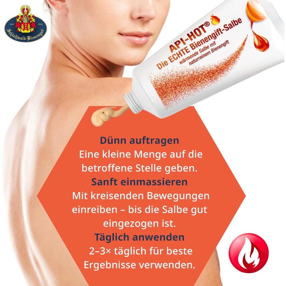 Schloßwald-Bienengut | Die ECHTE Bienengift-Salbe API-HOT® - 50ml