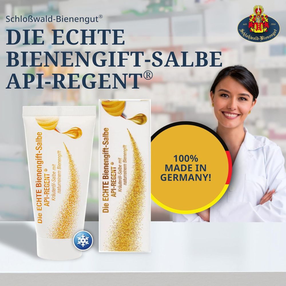 Schloßwald-Bienengut API-REGENT Bienengift-Salbe 50 ml + Gratis Probe