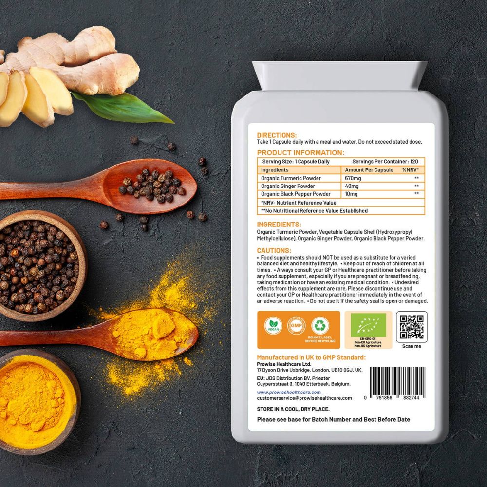 Prowise Healthcare | Bio-Kurkuma-Curcumin 720 mg - 120 Kapseln