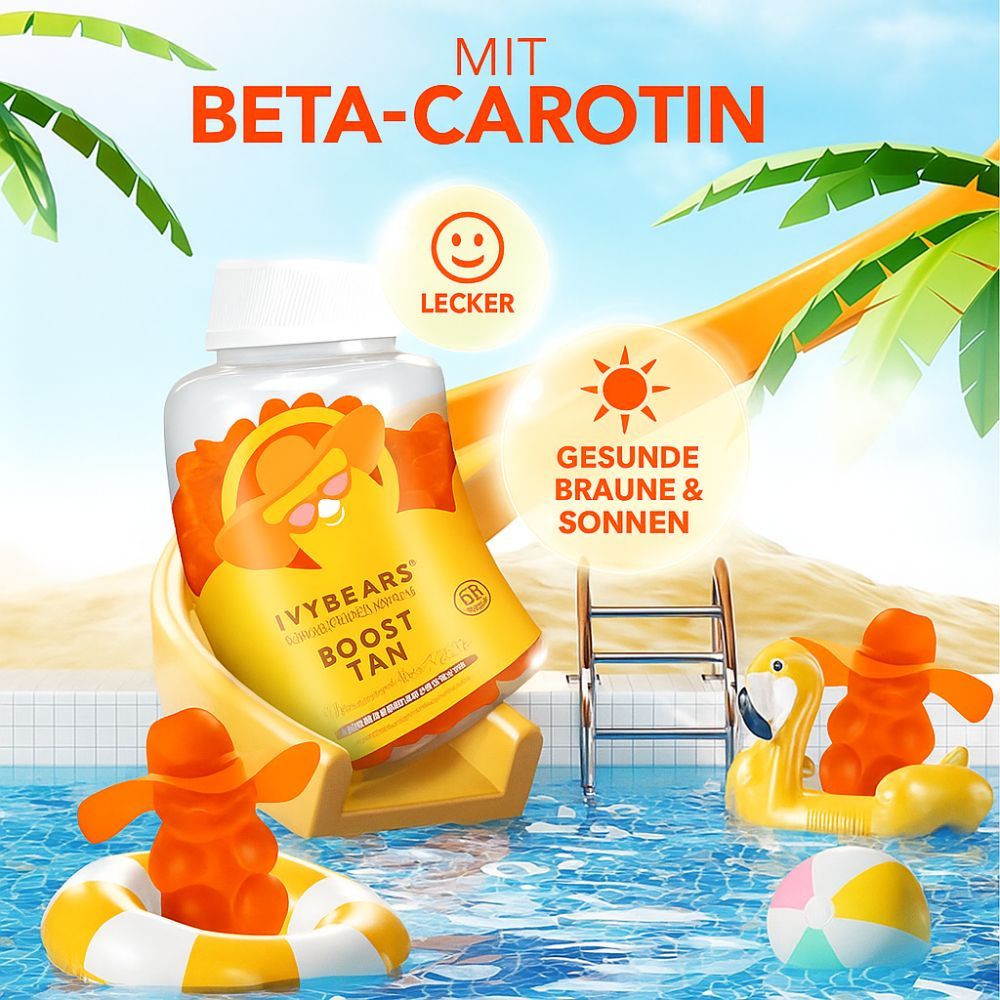 IvyBears | Boost Tan - Gummibärchen für eine natürliche Sommerbräune