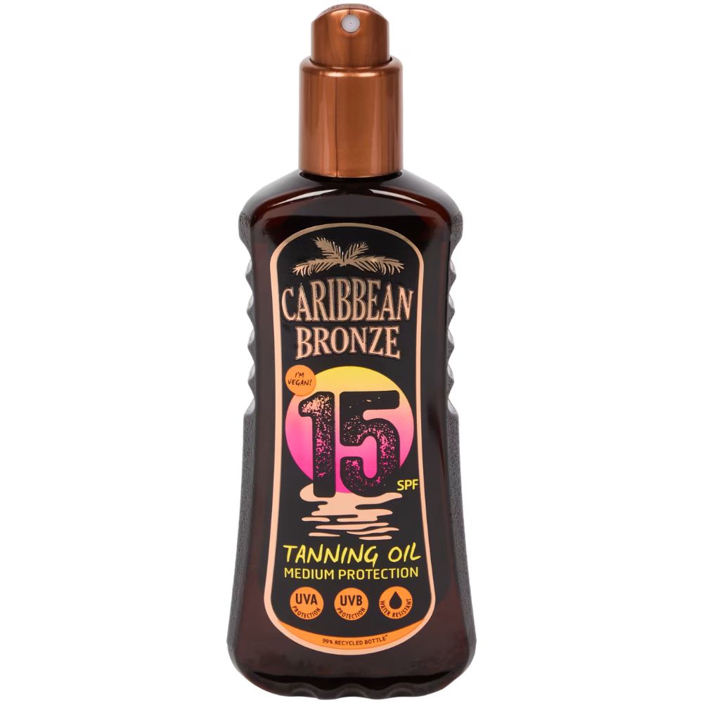 Caribbean Bronze | Bräunungsöl Spray LSF 15 Medium Protection - 200 ml