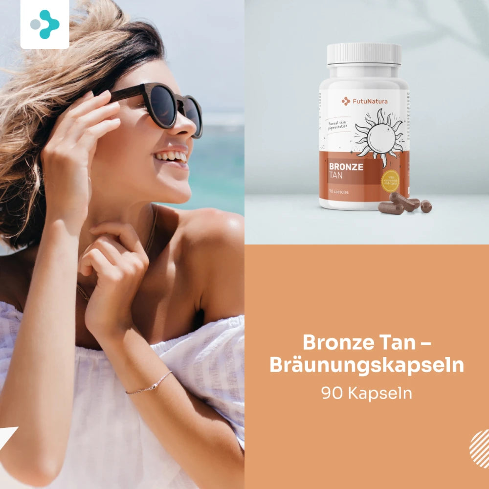 FutuNatura | Bronze Tan – Bräunungskapseln - 90 Kapseln