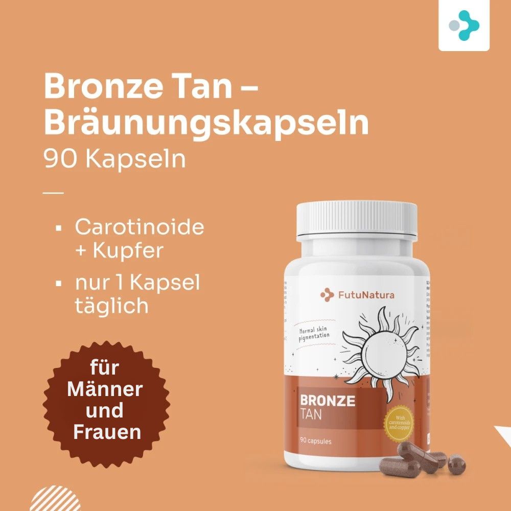 FutuNatura | Bronze Tan – Bräunungskapseln - 90 Kapseln