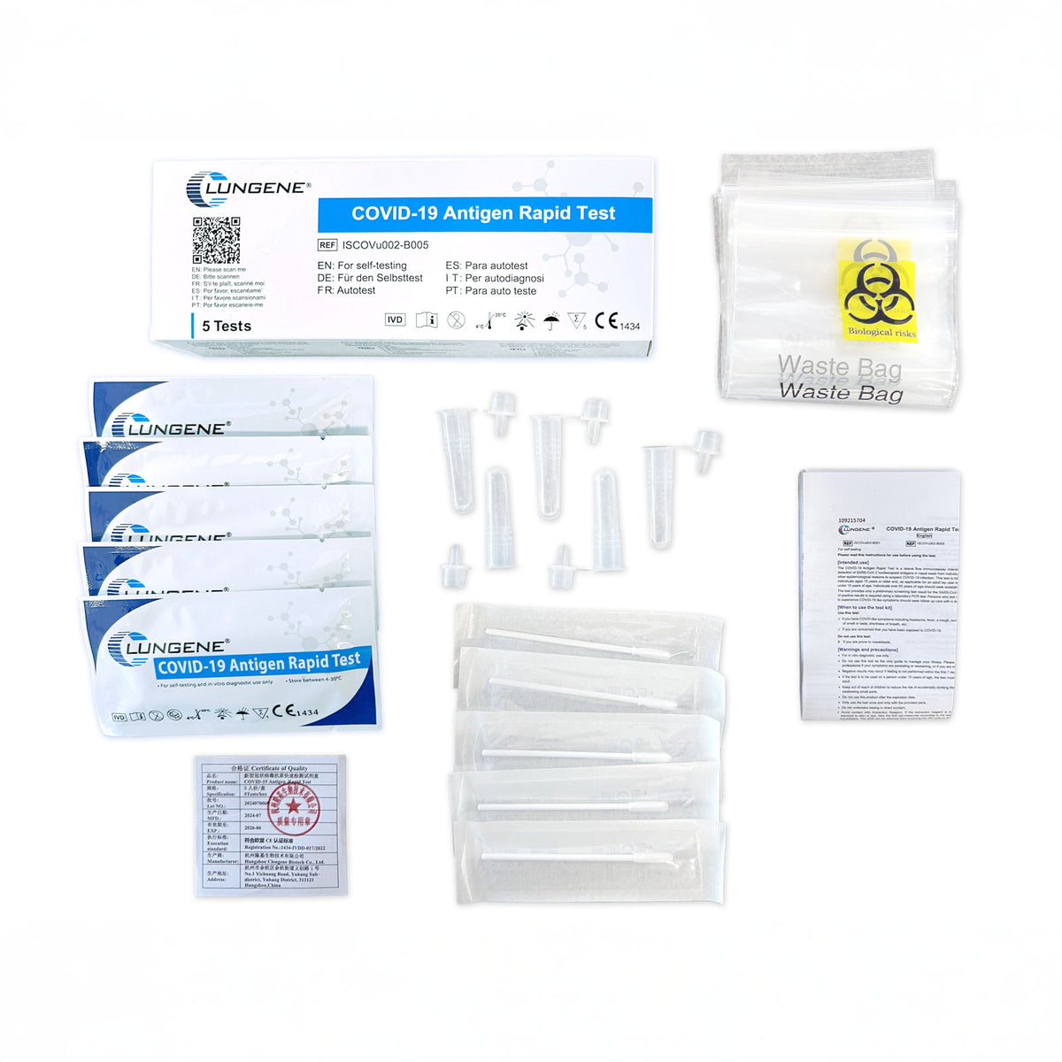 Clungene | Covid-19 Antigen Laien Schnelltest
