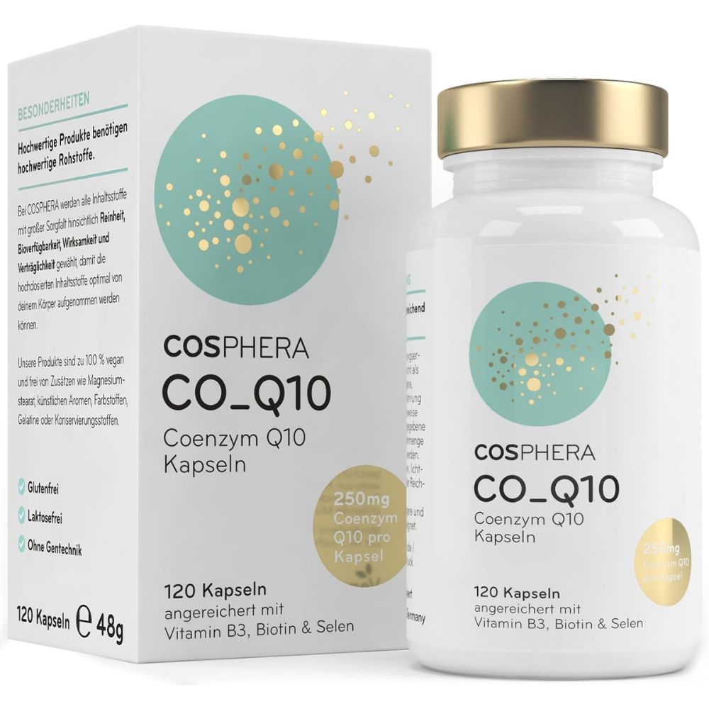 Cosphera | Coenzym Q10 Kapseln – 120 Stück