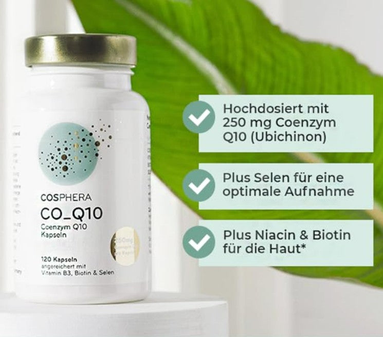 Cosphera | Coenzym Q10 Kapseln – 120 Stück