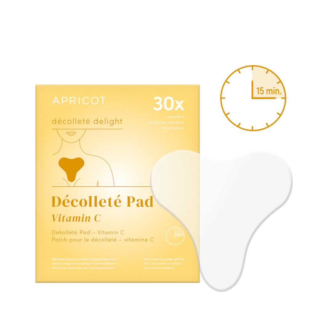 APRICOT Dekolleté-Pad „Dekolleté-Genuss“ mit Vitamin C · 30 Behandlungen