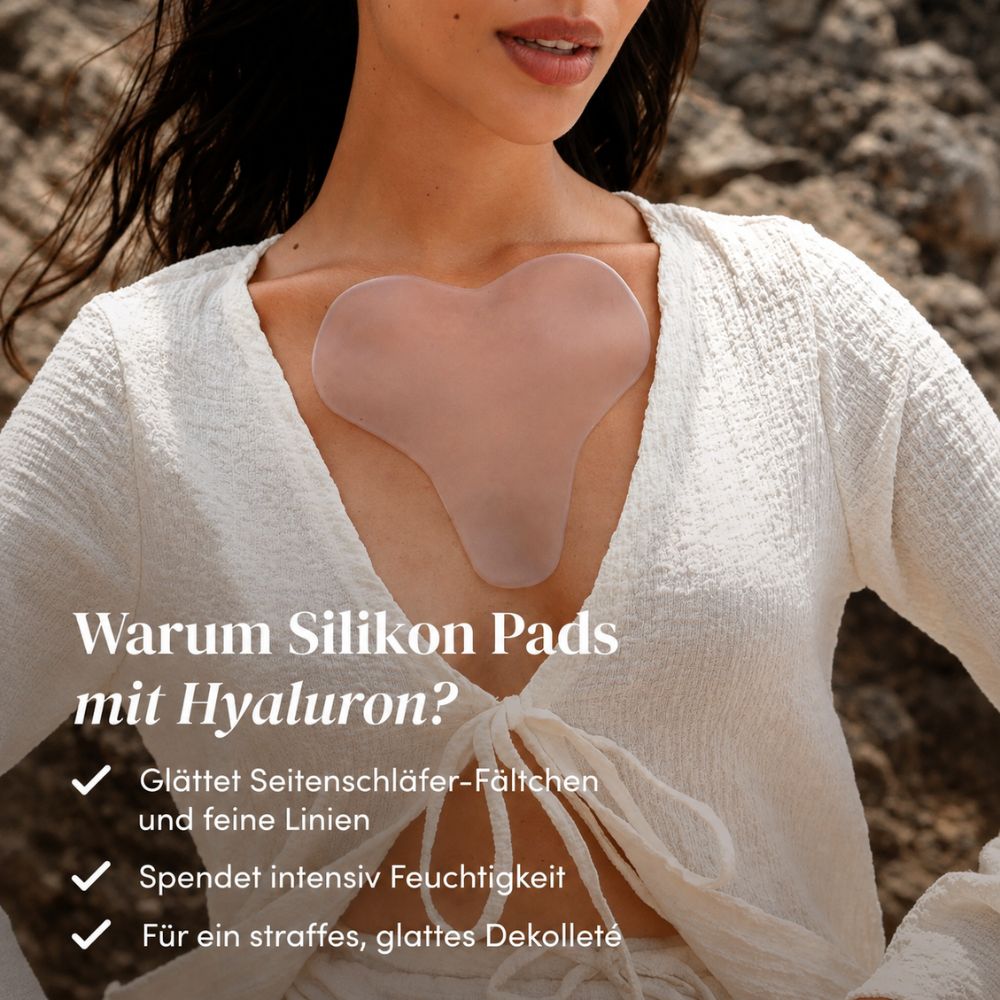 APRICOT Wiederverwendbares Dekolleté Pad mit Hyaluron
